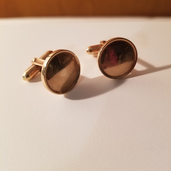 Gold cufflinks - Picture 1 of 3